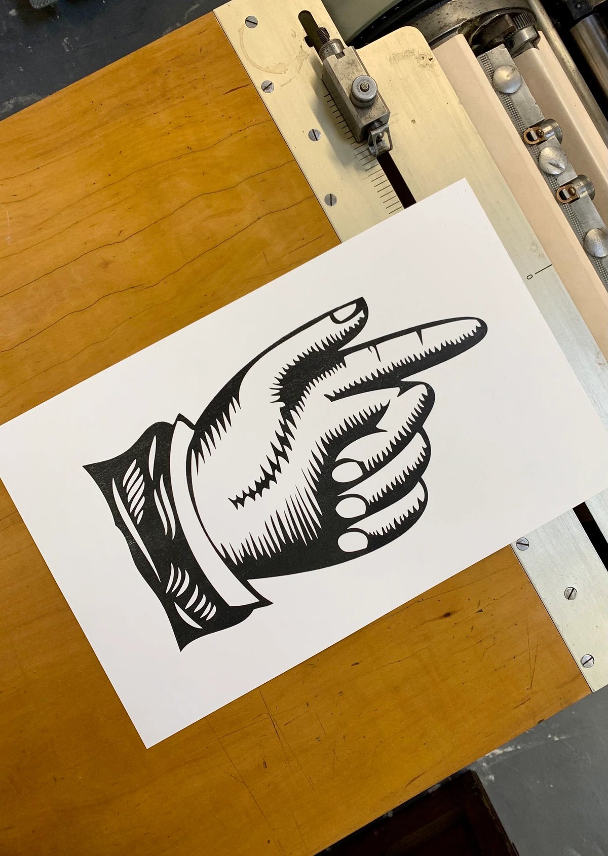 Printers Fist by Thomas Mayo