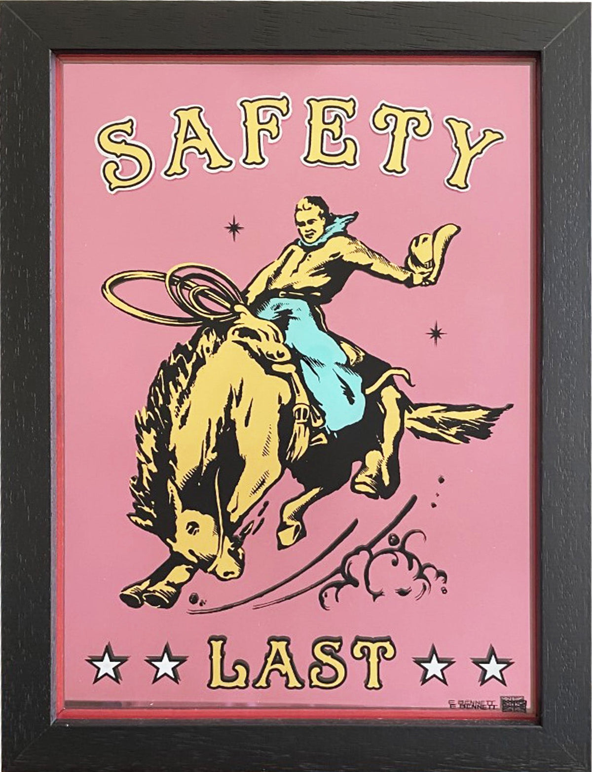 Safety Last - Hot Pink by Eddy Bennett