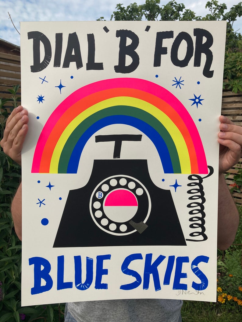 Dial &#39;B&#39; for Blue Skies by David Newton