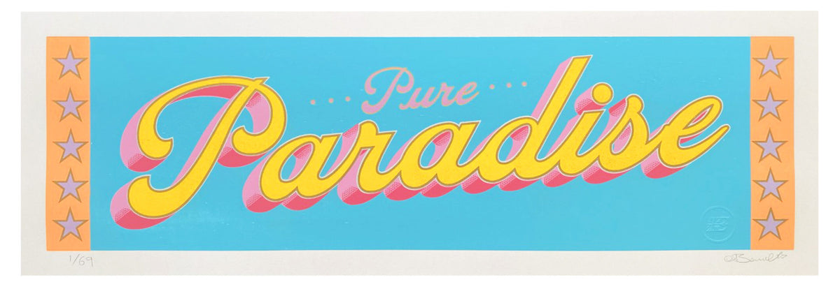 Pure Paradise - Blue by Eddy Bennett
