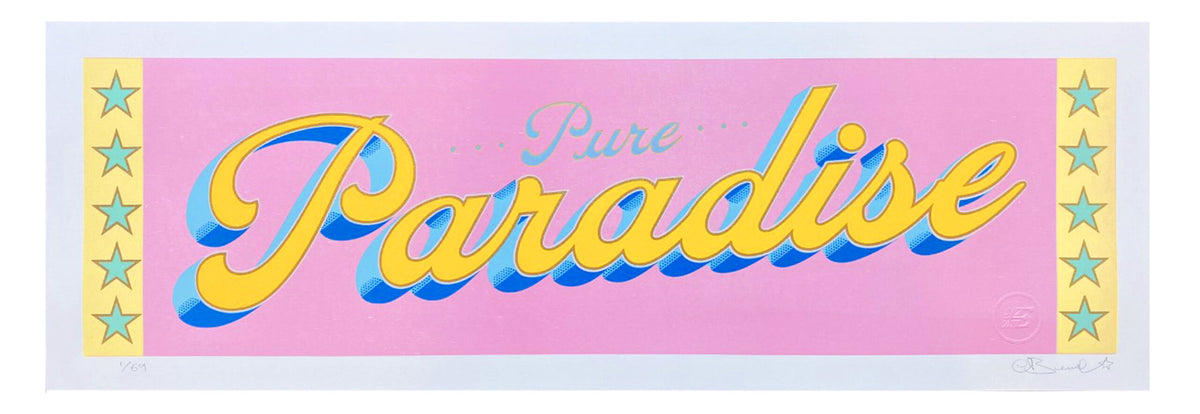 Pure Paradise - Pink by Eddy Bennett