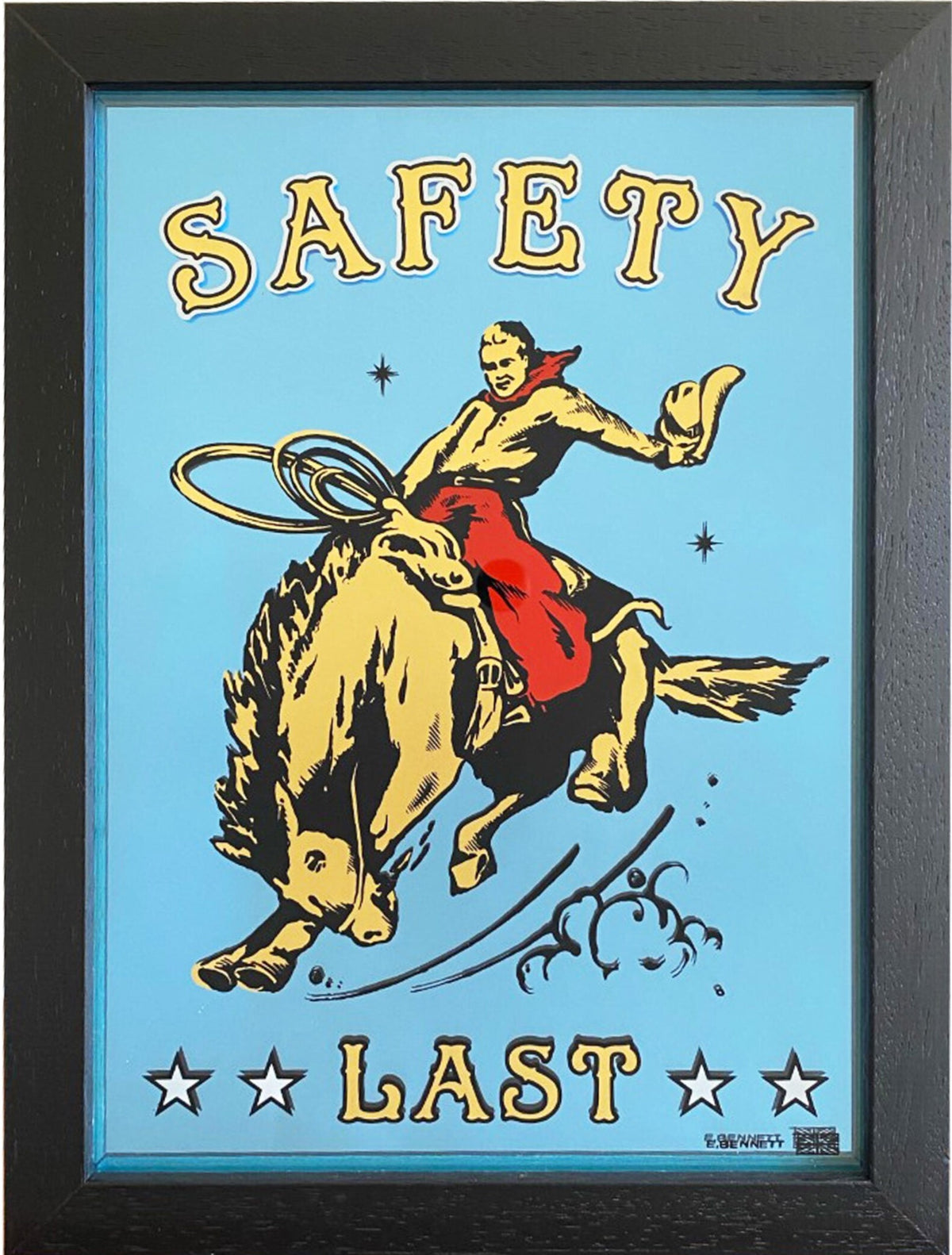 Safety Last - Blue by Eddy Bennett