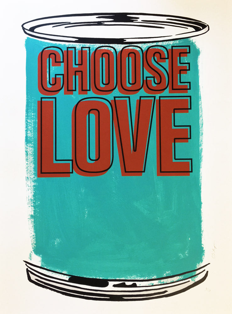 Choose Love-Blue by Carl Stimpson