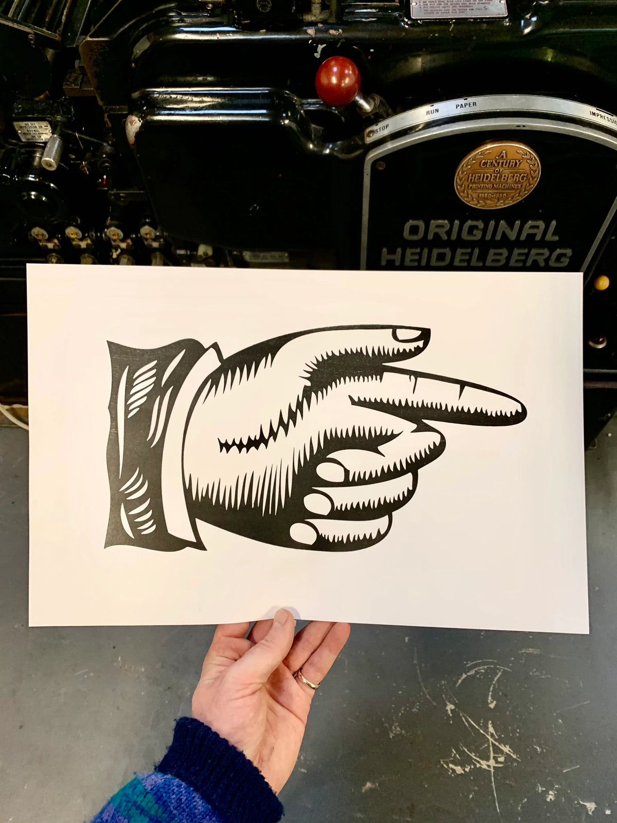 Printers Fist by Thomas Mayo