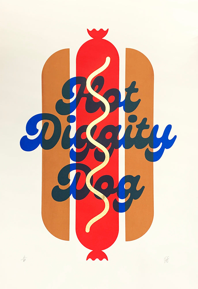 Hot Diggity Dog by Gill Sheraton