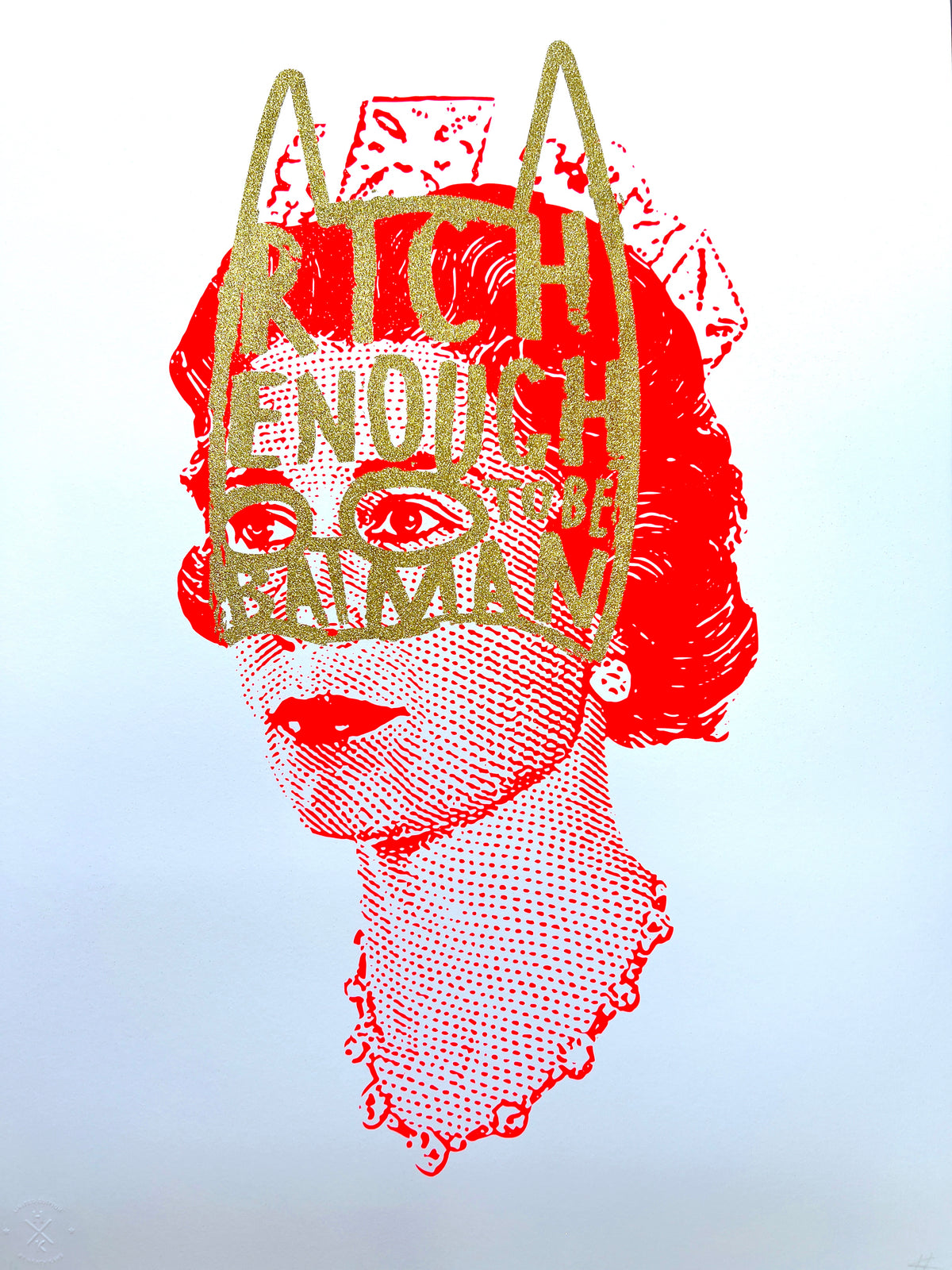 Rich Enough To Be Batman-Jubilee (Hooked Custom Framing)by Heath Kane