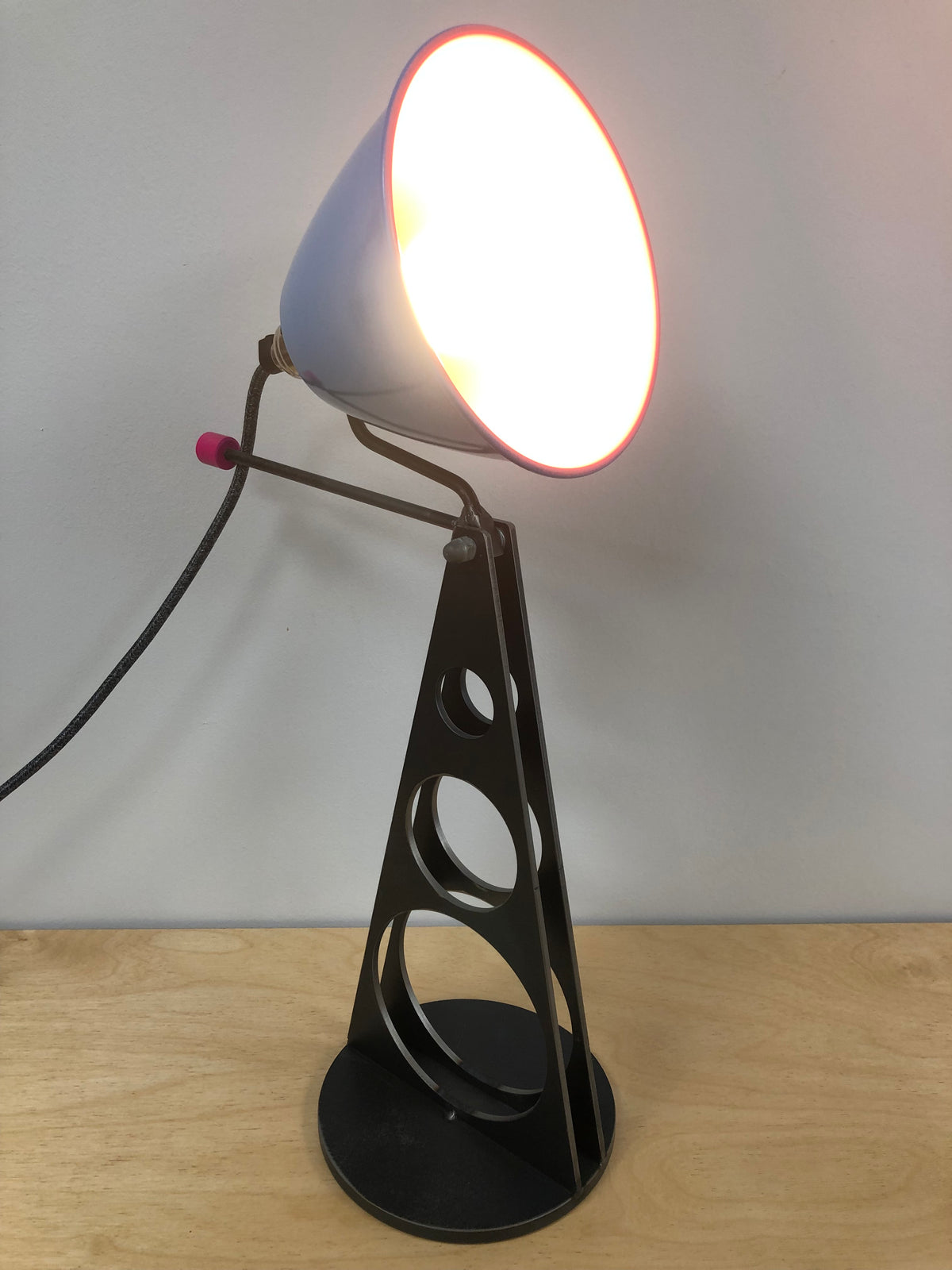 Desk Lamp-Blue and Pink by Andrew Parker