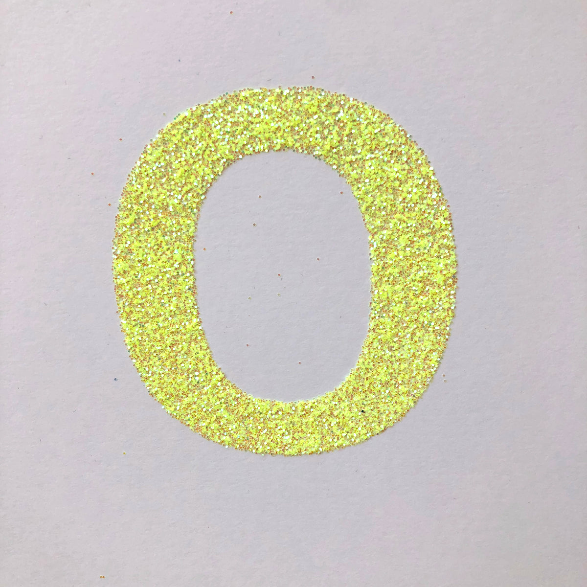 Eye Test (Glitter Edition)-Blue and Yellow by Alex Bucklee