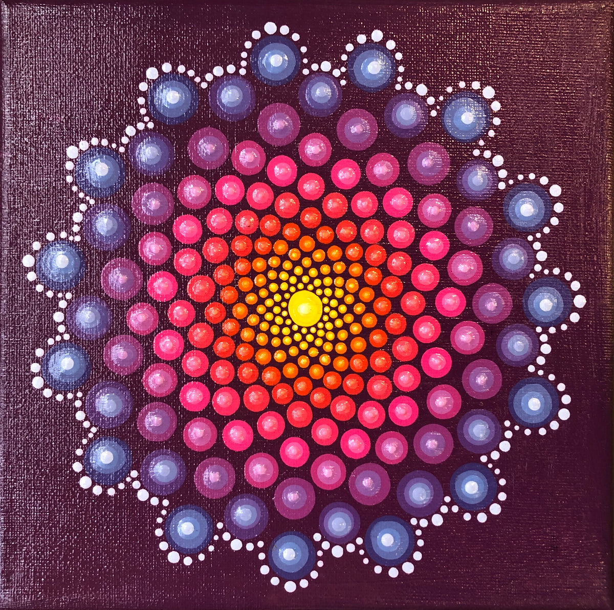 Small Canvas-purple by Jen Howe