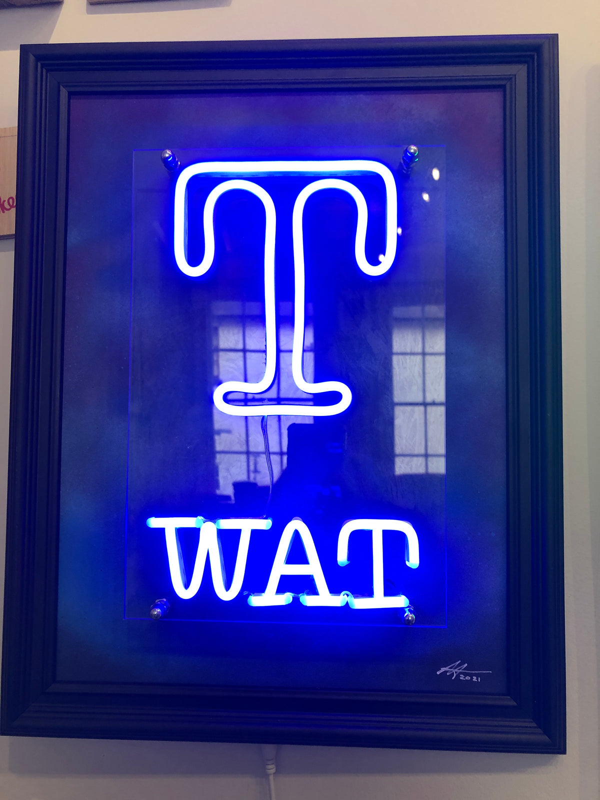 Twat Neon by Anonymous