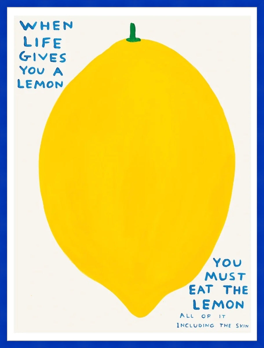 When Life Gives You A Lemon by David Shrigley