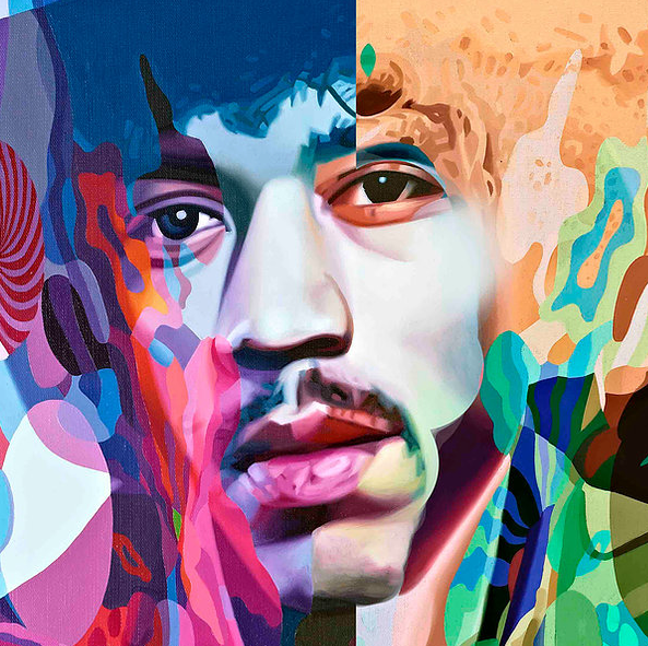 Jimi Hendrix by Stuart McAlpine Miller
