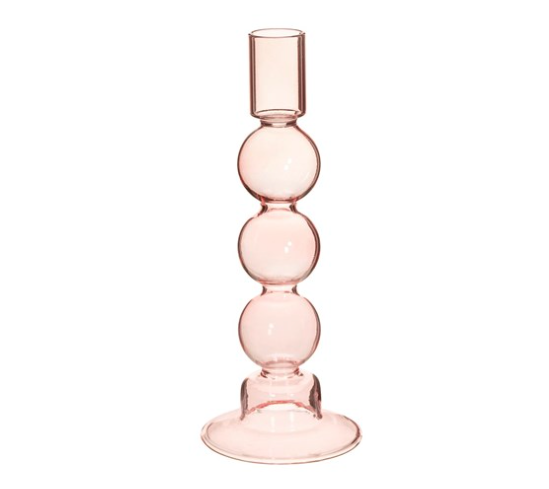 Bubble Candleholder-Pink