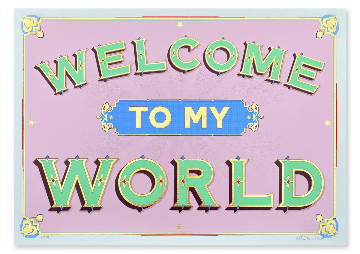 Welcome to My World - Pink by Eddy Bennett