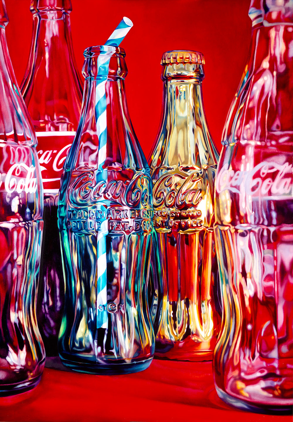 Coke &amp; Stripey Straw by Kate Brinkworth