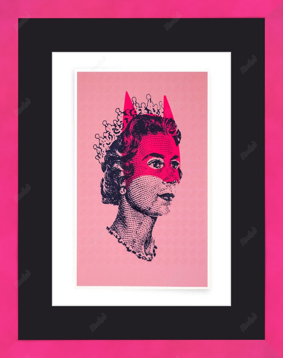 Rich Enough to be Batman - A5 Pink Lizzie Neon Pink Dollar by He