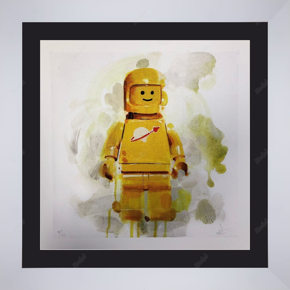 Lego-Yellow by James Paterson / paper