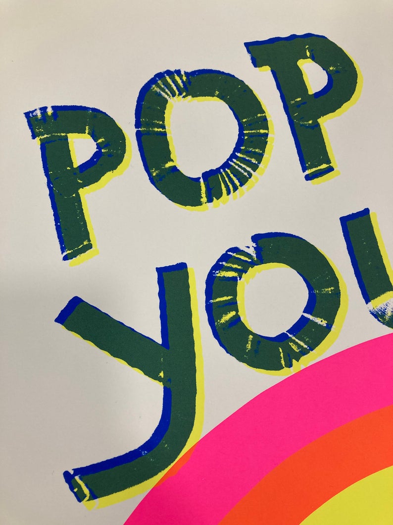 Pop Your Jolly Up (Hooked Framed) by David Newton