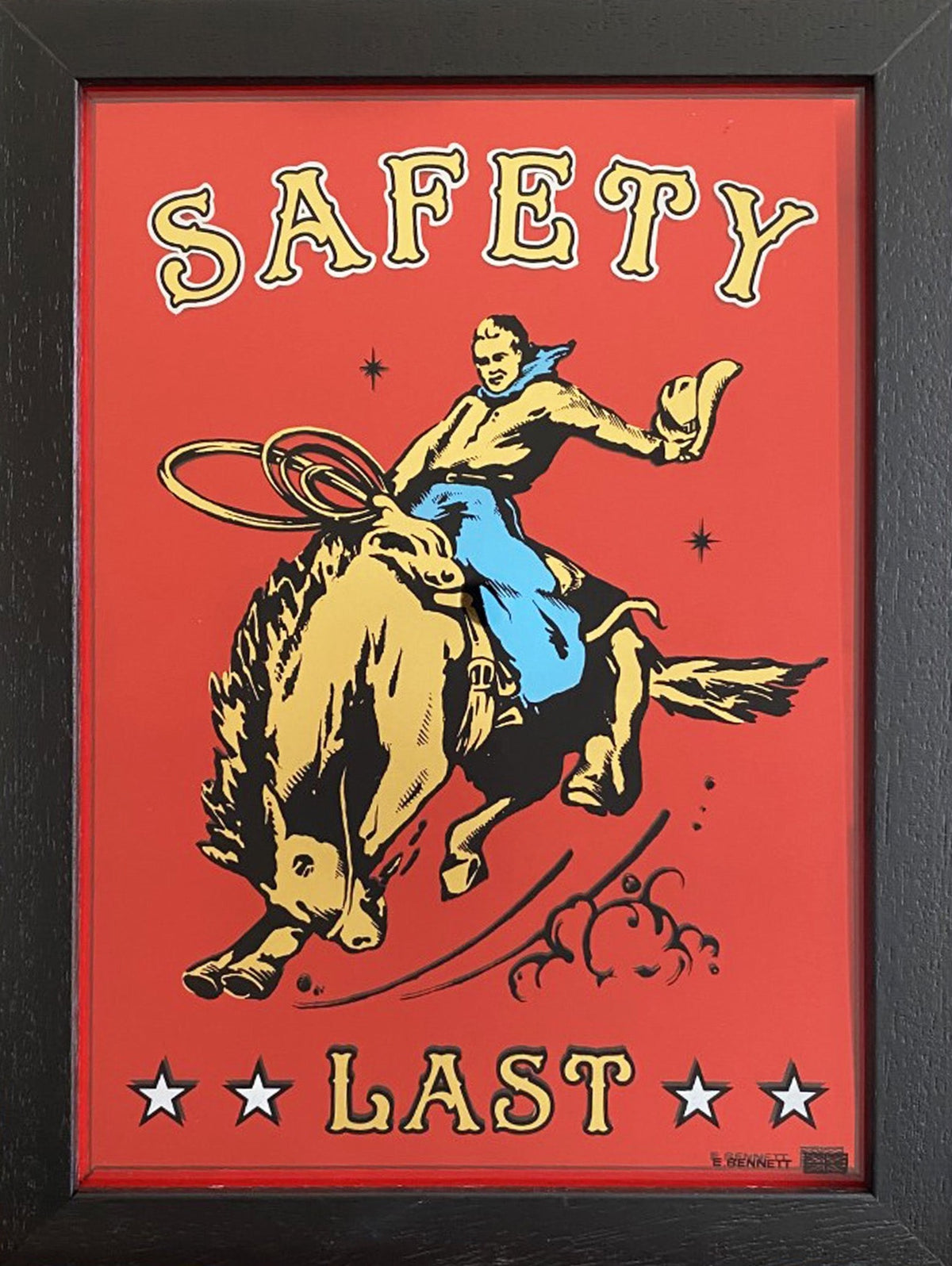 Safety Last - Fire Red by Eddy Bennett