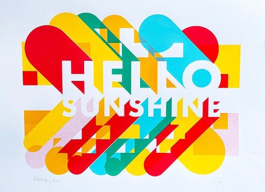 Hello Sunshine - Small by Redbellyboy